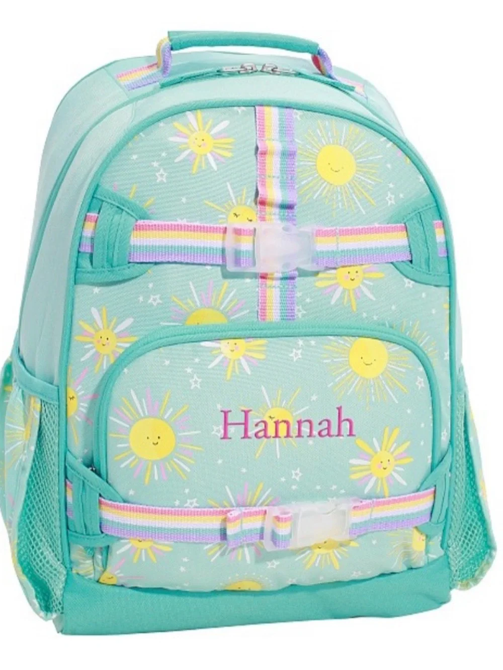 Pottery Barn Kids Mackenzie Sunshine Glow in the Dark Backpack + Lunch Box Set